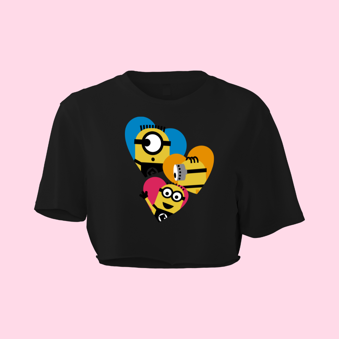 Minions me Crop top Female